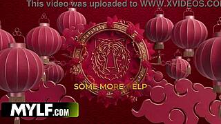 Month of Raw Lust and Forbidden Sex with Stepson’s Big Tits and Creampie