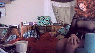 she swallows her 8 inch dildo