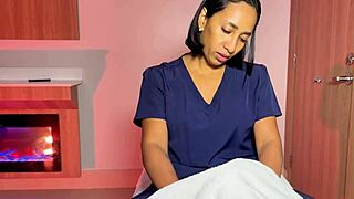 Hot Milf Leyne Rodriguez Gives Massage With Happy Ending - Tantaly Doll