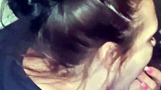 Curvy mature cougar licks thick black cock in bedroom