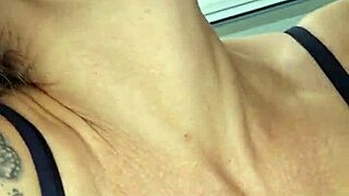 alinemilf deepthroats and gags on cum in retro style.