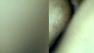 Sweet ebony milf with big booty enjoys big black cock intensely