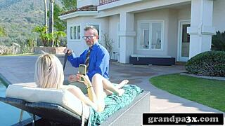 Ugly Old Fart Craves Stepgranddaughter's Pussy To Hide Her Dirty Secret