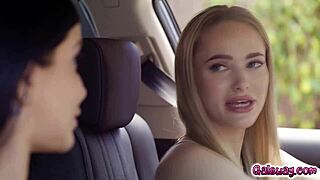 Reagan Foxx's big oiled ass in missionary massage