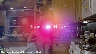 Summer heat ignites with teasing and wild blowjob action