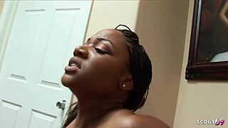 big natural tits on ebony seducing neighbor