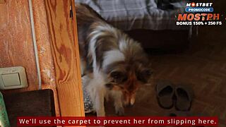 Confused Stepdaughter Creampied in Ass