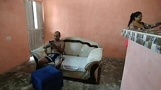 Unfaithful Husband Fucks Sister-In-Law's Big Ass In Living Room While Wife Is Away