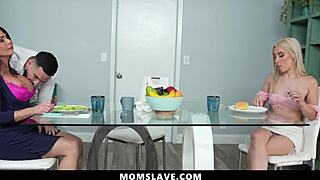 Stepmom Experiences Hardcore Freeuse With Stepson. Teen Stepsister Shares In Group Action.