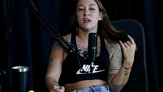 Indian babe handles Kidi Bengala in wild exhibitionist handjob session