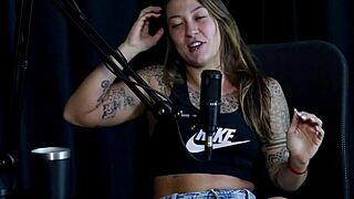 Indian babe handles Kidi Bengala in wild exhibitionist handjob session