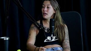 Indian babe handles Kidi Bengala in wild exhibitionist handjob session