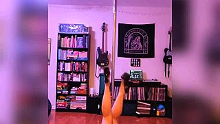 Black Lingerie Rock And Roll Strip