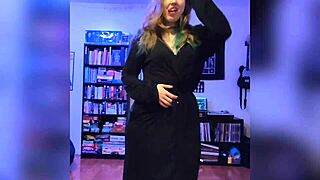 Black Lingerie Rock And Roll Strip