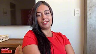 threesome with cheating bride opening every hole