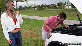 Milf Mandy Rhea Sucks for a Sticky Facial