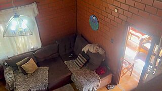 Amateur milf couple enjoys quickie with big tits blonde