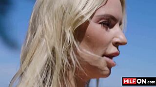 Wow! Busty Blonde Milf Rachael Cavalli Seduces Student Codey Steele with Her Stunning Rack!