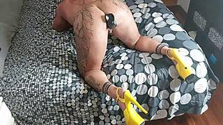 Hey, check out this super intense anal session with double penetration action!