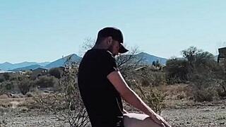 Blonde Wife's Rough Public Sex by Roadside Car!