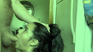 Latina throatfucked and passionately fucked