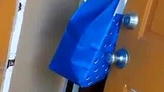 Curvy Honey Allows Skinny Mom's Boyfriend Access to Her Small Waist at Home