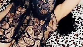 Passion slow sex with wife in erotic lingerie