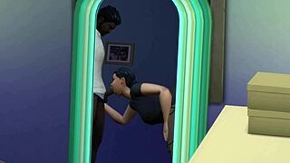 Arab Milf Sneaks Young Lover for Forbidden Sex