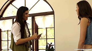 Milf Seductively Seduces Teen Lesbian Friend