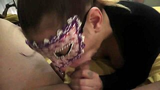 Jasmine's First Time Orgasm With Blowjob