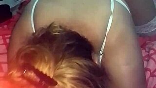 Recording Frontal View of Fucking Blonde in Sexy Lingerie