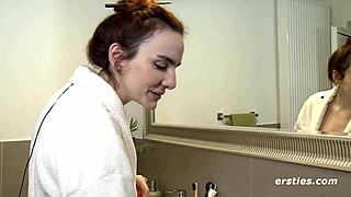 claudia invites you under the shower