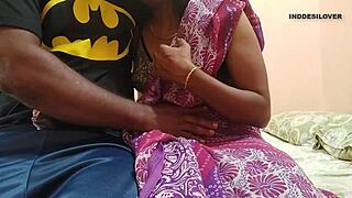 Indian milf enjoys intense anal action with partner in steamy office encounter