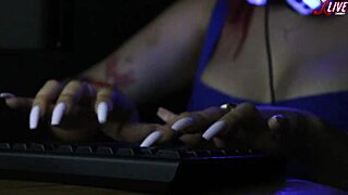 our dear community manager alice is pleased with this asmr section, relaxed by delicate sounds from her beautiful hands on keyboard