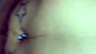 A teen girl takes a huge cock in her tight pussy