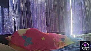 Waking up and banging this hot Colombian Latina in her bedroom!