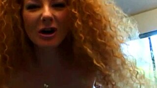 Redhead Milf Takes Monster Cock Deep In Her Pussy On Sofa