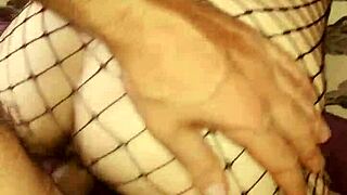 Amateur Milf In Stockings Takes Big Cock Anal Fucking