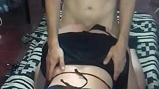 Police woman fucks stranger after party.