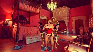 granny carmen’s july christmas dildo orgasm frenzy