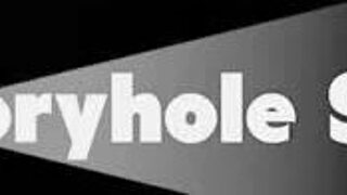 Brunette inked milf swallows cum at gloryhole