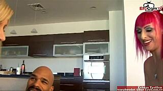 Busty Milfs Emotionally Share A Big Black Cock In Ffm Interracial Threesome