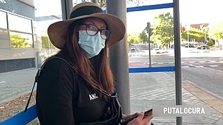 Camila Bow Caught by Torbe, Swallows His Messy Load!