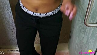 Why Did This Bronze Skin Model Shower on Camera?