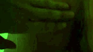 monika fox takes a relaxing shower