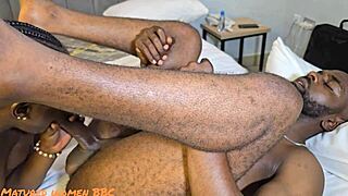 I pounded my busty stepmom's pussy with my monster cock until she screamed