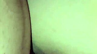 Dripping cum oozes from her pussy after big load