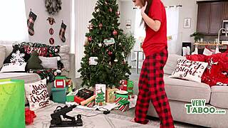 White and creamy christmas with family