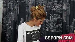 gabriela flores interviewed before machine fuck