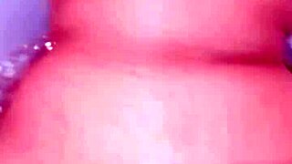 The naughty young girl orgasms in motel and begs for rough doggystyle